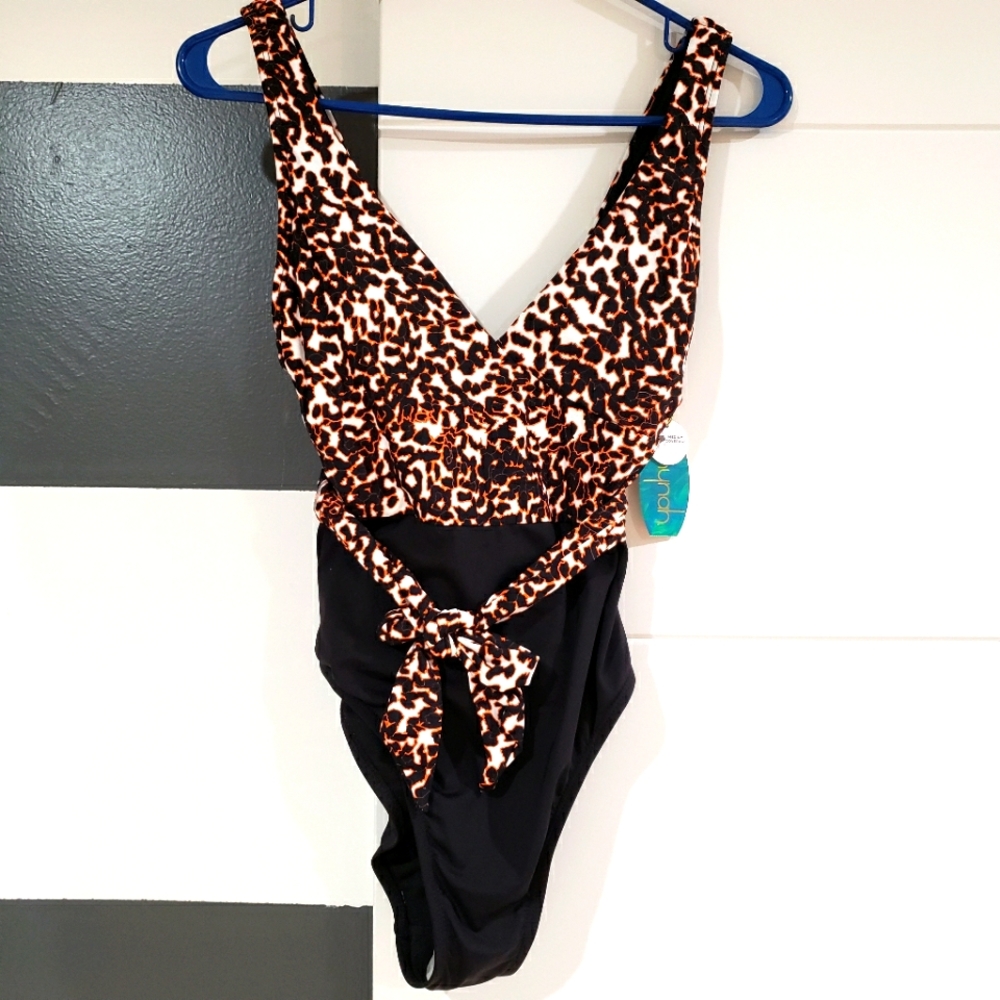 BNWT MYNAH one piece animal print swim (XS)